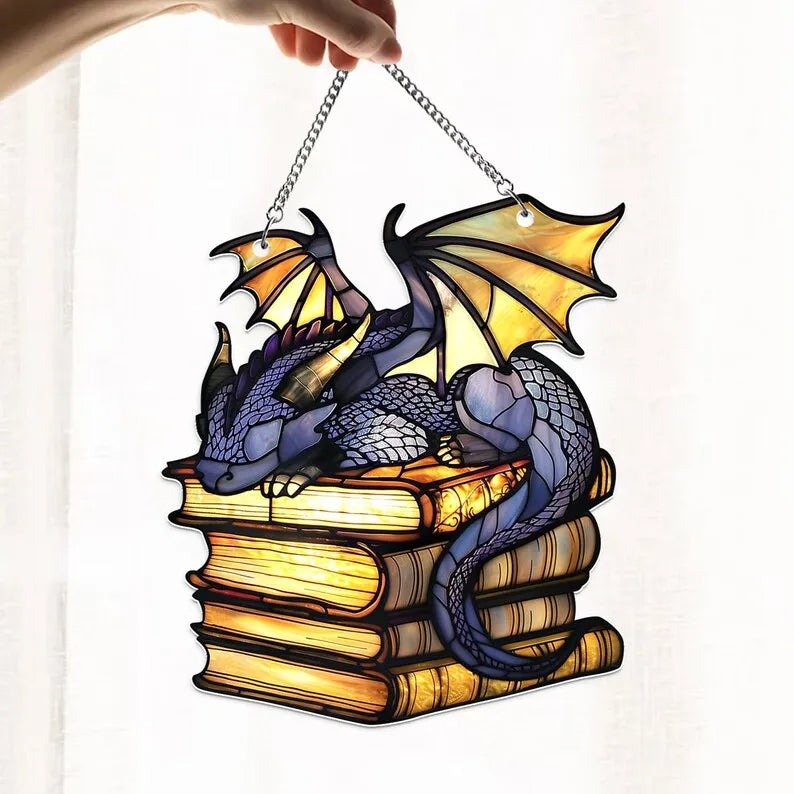 π2024 Christmas Gift 50% Off--Acrylic Colorful Dragon Suncatcher Ornament