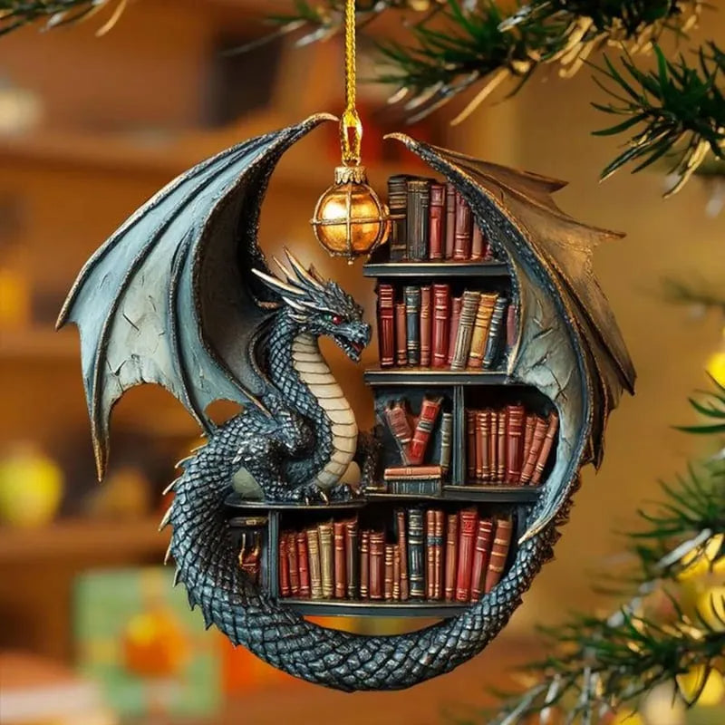 π2024 Christmas Gift 50% Off--Acrylic Colorful Dragon Suncatcher Ornament