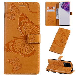 3D Embossed Butterfly Wallet Flip Card Phone Case For SAMSUNG Galaxy A14 5G