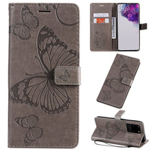 Load image into Gallery viewer, 3D Embossed Butterfly Wallet Flip Card Phone Case For SAMSUNG Galaxy A14 5G