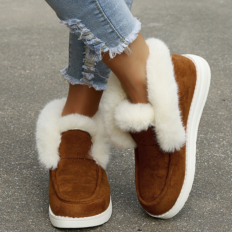 Ladies Warm and Comfortable Casual Snow Boots