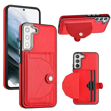 Load image into Gallery viewer, Rear Cover Type Leather Card Holster Phone Case For SAMSUNG Galaxy S23 /S23 PLUS