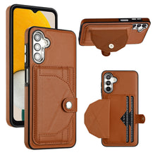 Load image into Gallery viewer, Rear Cover Type Leather Card Holster Phone Case For SAMSUNG Galaxy A54 5G