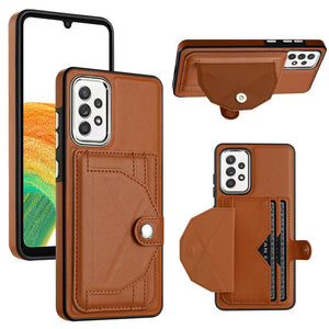 Rear Cover Type Leather Card Holster Phone Case For SAMSUNG Galaxy A23 4G