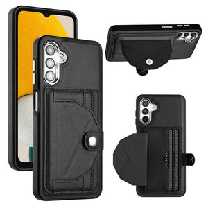Rear Cover Type Leather Card Holster Phone Case For SAMSUNG Galaxy A54 5G