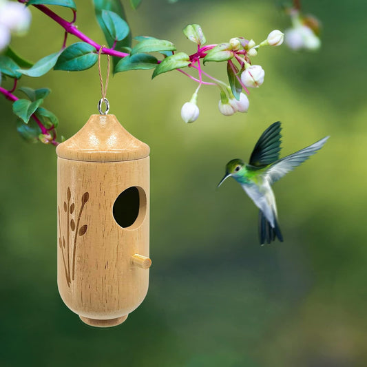 Sherum Wooden Hummingbird House