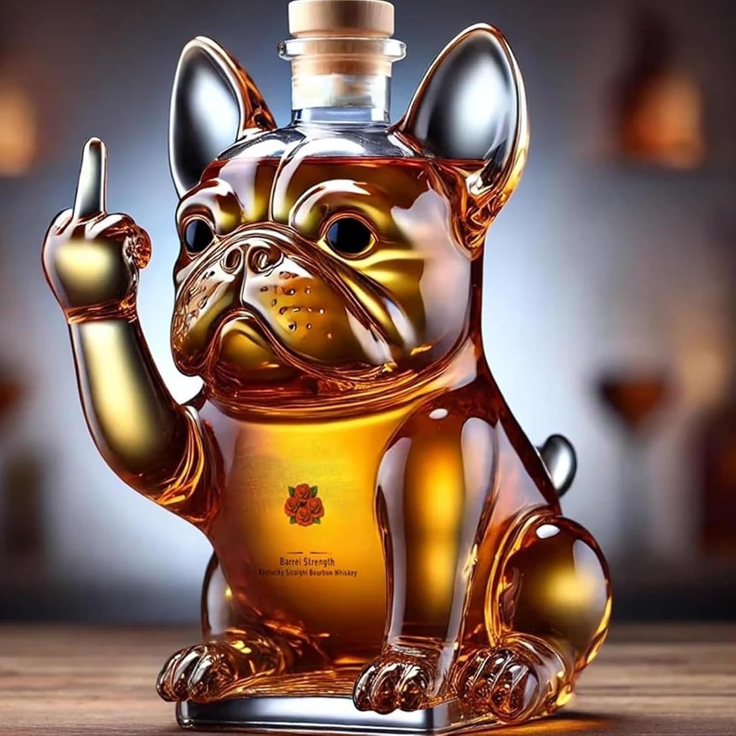 Sherum Bark Off Whiskey Bottle