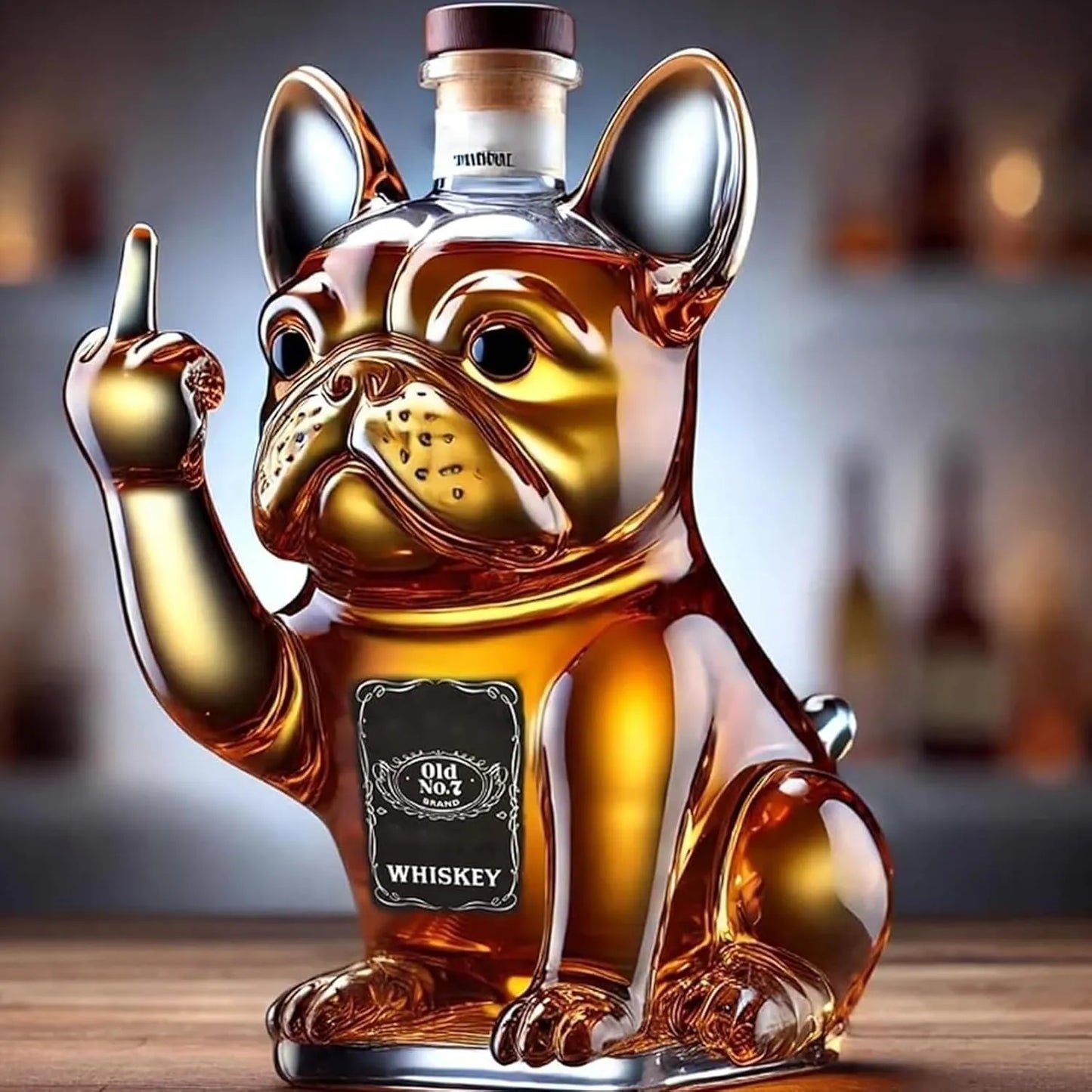 Sherum Bark Off Whiskey Bottle