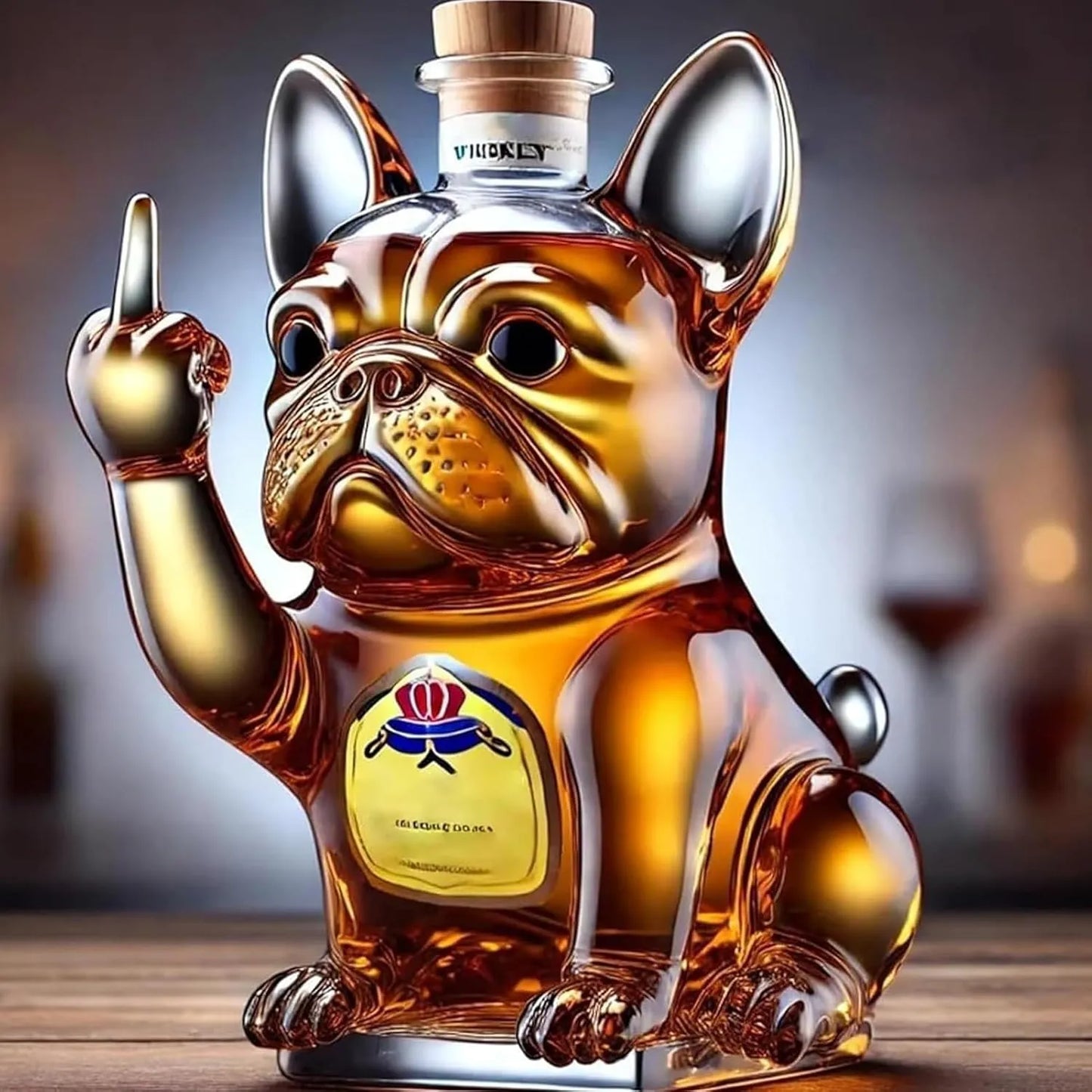 Sherum Bark Off Whiskey Bottle