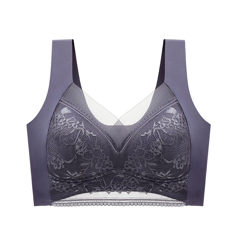 Women's push-up lace push-up bra for beautiful back