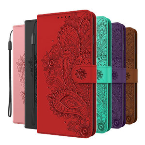 Peacock Embossed Imitation Leather Wallet Phone Case For iPhone