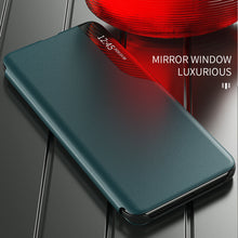 Charger l&#39;image dans la galerie, Étui en cuir magnétique magnétique de luxe pour Smart Fenêtre pour Samsung S21 Series
