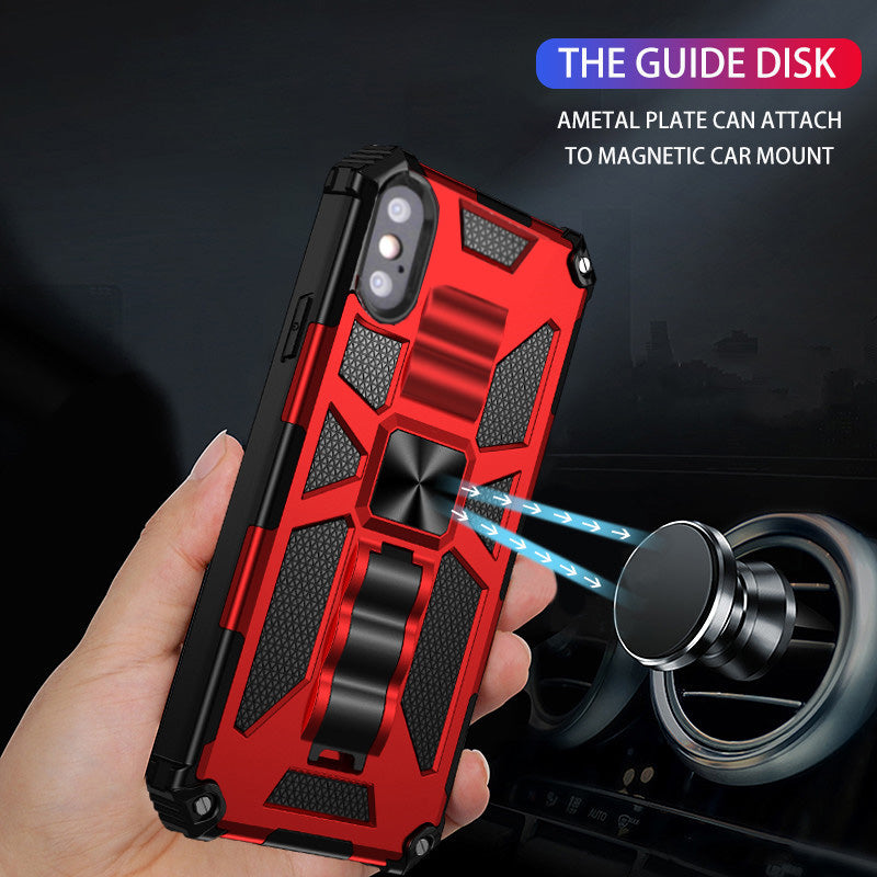 Luxury Armor Shockproof With Kickstand For iPhone X