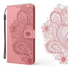 Load image into Gallery viewer, Peacock Embossed Imitation Leather Wallet Phone Case For iPhone