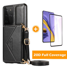 Charger l&#39;image dans la galerie, Samsung s21 Series triangle Cross Multi - function Wallet Card Cover
