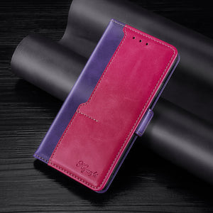 Nouveau portefeuille en cuir Flip Magnet cover case pour Samsung Galaxy Note Series