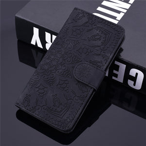 Flip Leather 3D Embossed Phone Case For Samsung Galaxy S20FE