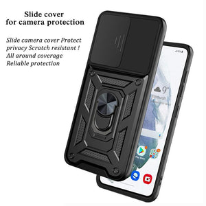 Luxury Lens Protection Vehicle-mounted Shockproof Case For Samsung A42 5G