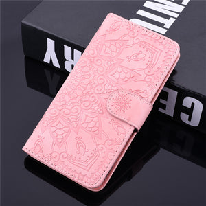 Flip Leather 3D Embossed Phone Case For Samsung Galaxy S20FE