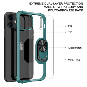 2021 Ultra Thin 2-in-1 Four-Corner Anti-Fall Sergeant Case For iPhone 11 Series