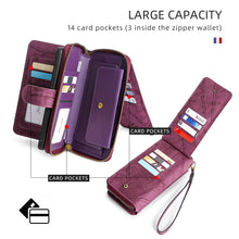 Load image into Gallery viewer, Multifunctional Zipper Wallet Detachable Card Case For SAMSUNG S21 Series