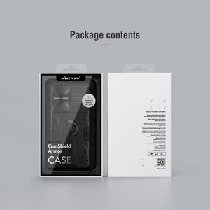 [ rhinocéros noir ] Luxury Sliding Lens Protection du porte-bague pour Samsung S21ULTRA 5G
