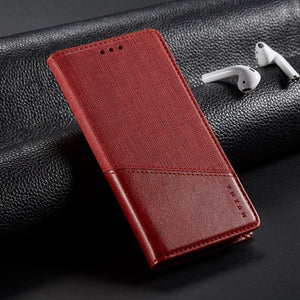 Business Stitching Flip Wallet Case For SAMSUNG Galaxy NOTE10