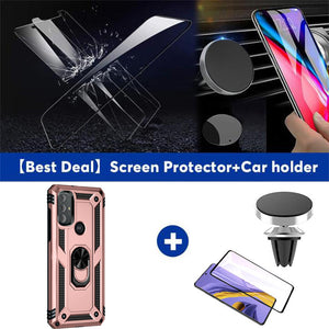 Luxury Armor Ring Bracket Phone Case For MOTO G Power (2022)-Fast Delivery