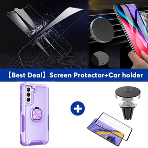 Robot Rotating Ring Bracket Phone Case For SAMSUNG Galaxy S21 5G