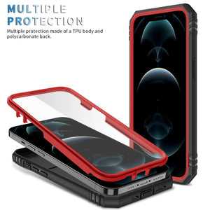 3 In 1 Camera Protection Hard Case With Ring For iPhone 11 Series
