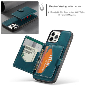 New Magnetic Separation Wallet Phone Case For iPhone 12Pro Max