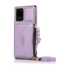 Load image into Gallery viewer, Triangle Crossbody Multifunctional Wallet Card Leather Case For Samsung S20 ULTRA