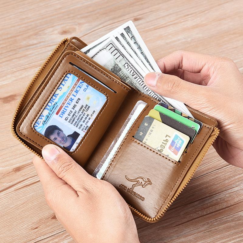RFID Protected Leather Wallets For Men