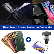 Load image into Gallery viewer, Colapachic Leather Magnetic Car Holder Phone Case For Samsung S22/S22PLUS