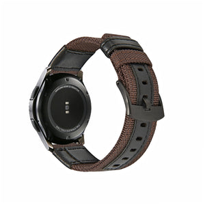 Warrior Series Jeep Nylon With Leather  Watch Strap/Watch Bands