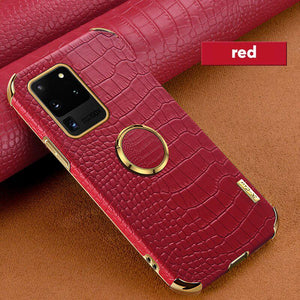 Colapachic Leather Magnetic Car Holder Phone Case For Samsung Galaxy S20 Ultra