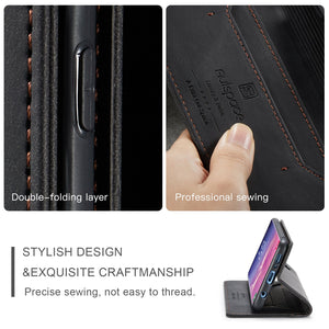 RFID Blocking Anti-theft Swipe Card Wallet Phone Case For SAMSUNG Galaxy S10 4G