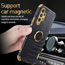 Load image into Gallery viewer, Colapachic Leather Magnetic Car Holder Phone Case For Samsung Galaxy A32