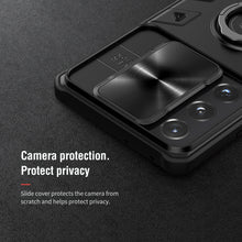 Charger l&#39;image dans la galerie, [ rhinocéros noir ] Luxury Sliding Lens Protection du porte-bague pour Samsung S21ULTRA 5G