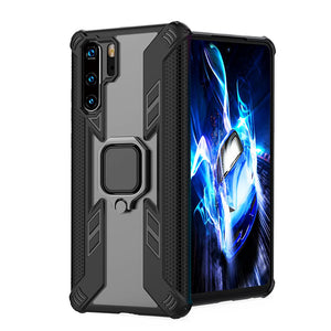Warrior Style Magnetic Ring Kickstand Phone Cover For Huawei P30 Pro