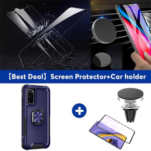 Robot Rotating Ring Bracket Phone Case For SAMSUNG Galaxy A03S