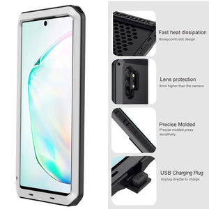 Luxury Doom Armor Waterproof Metal Aluminum Phone Case For Samsung NOTE20