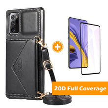 Load image into Gallery viewer, Triangle Crossbody Multifunctional Wallet Card Leather Case For Samsung NOTE20/20ULTRA