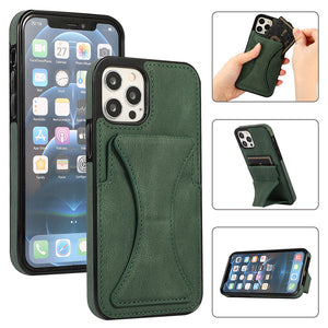 Retro Back Cover Leather Phone Case For iPhone