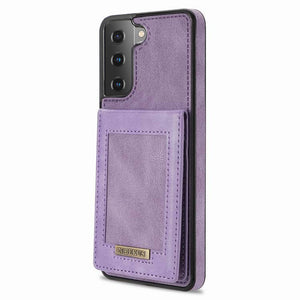 RFID Back Cover Card Wallet Phone Case For SAMSUNG Galaxy S21 5G