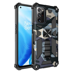 Camouflage Luxury Armor Shockproof Case With Kickstand For Samsung Galaxy NOTE20Ultra