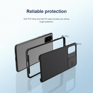 【Black Mirror】Luxury Slide Phone Lens Protection Case for Samsung S20 Series