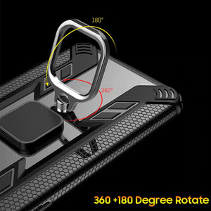 Bague magnétique de style guerrier Couverture téléphonique de Kickstand pour Huawei P30 Pro