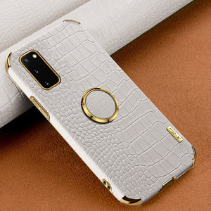 Colapachic Leather Magnetic Car Holder Phone Case For Samsung Galaxy S20
