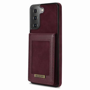 RFID Back Cover Card Wallet Phone Case For SAMSUNG Galaxy S21 5G